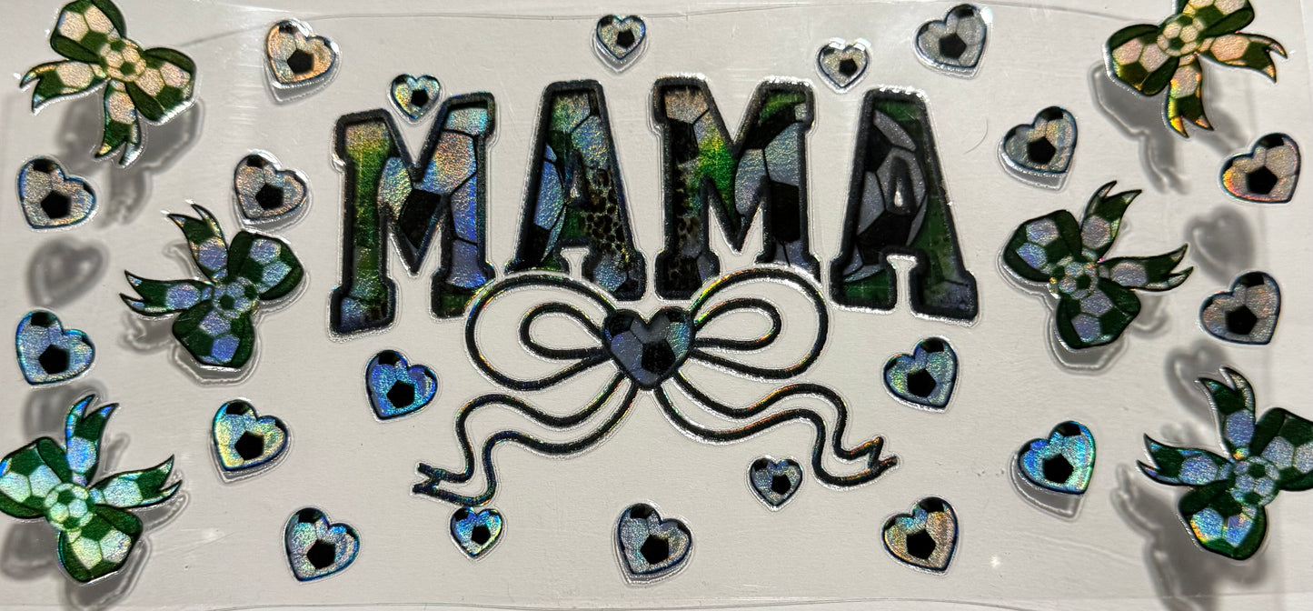MAMA SOCCER GREEN HOLOGRAPHIC