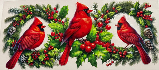 CARDNIALS AND WREATHES