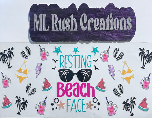 RESTING BEACH FACE
