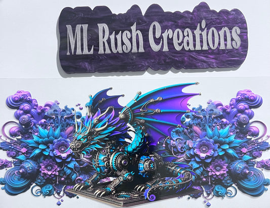 PURPLE TEAL DRAGON