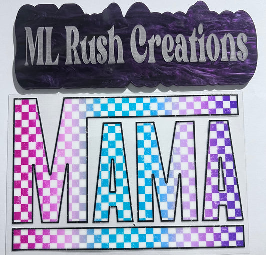 MAMA CHECKERED