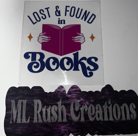 LOST AND FOUND IN A BOOK