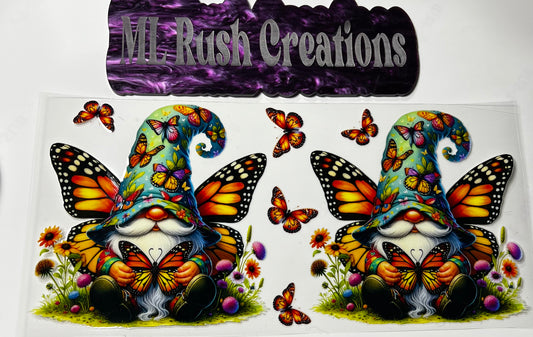 Gnomes with Butterfly Wings Decal