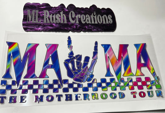 Mama: The Motherhood Tour with Rocker Hand Decal