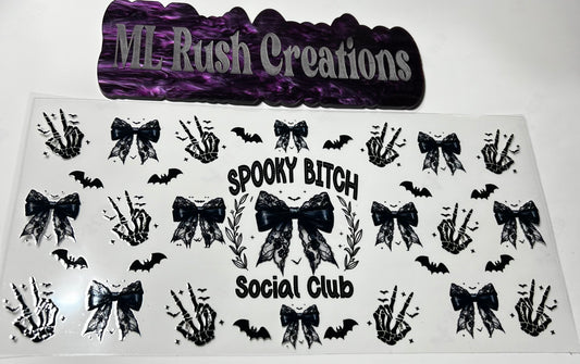 Spooky Social Club Decal