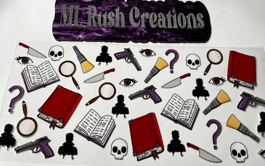 True Crime Items Decal