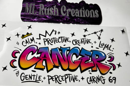 Cancer Decal