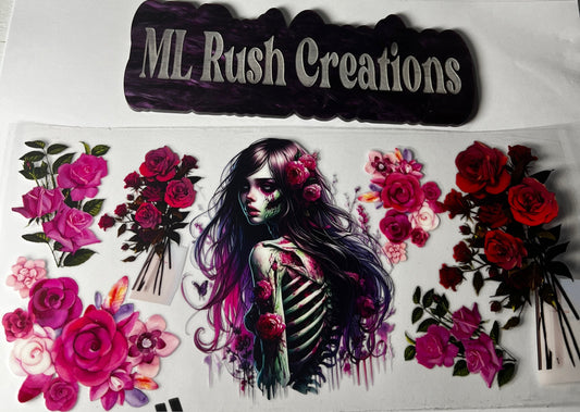 SKELLY GIRL FLOWERS