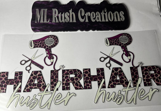HAIR HUSTLER DECAL