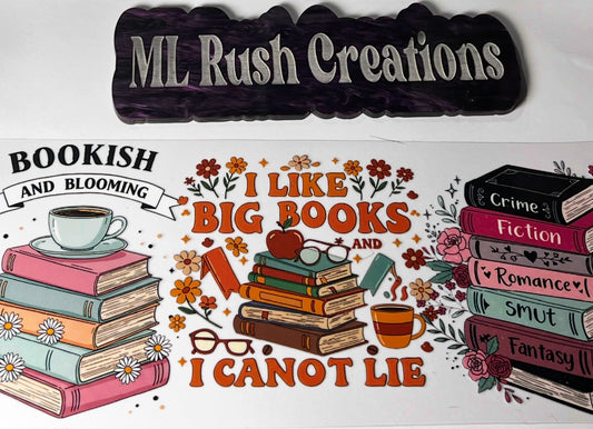 I LIKE BIG BOOKS AND I CANNOT LIE DECAL
