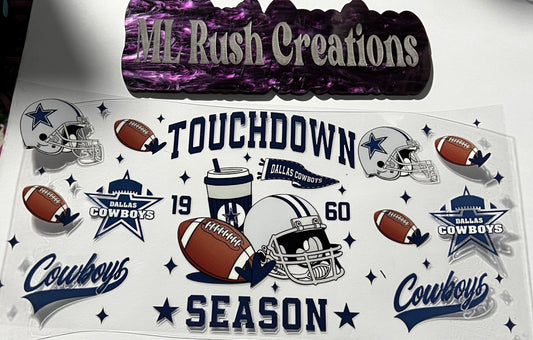 Touchdown Season Dallas Cowboy Decal