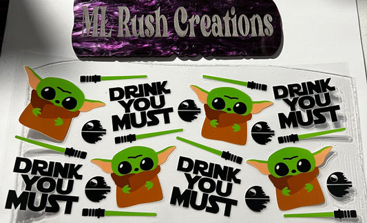 Drink You Must Decal