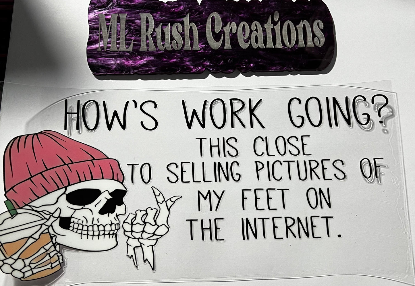 Hows Work Going Decal