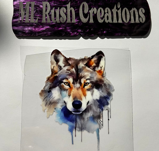 Wolf Decal