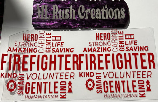 Firefighter Decal