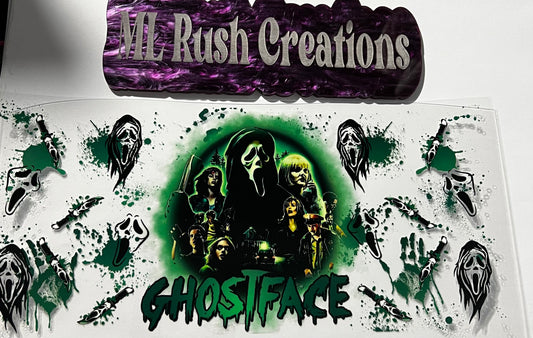 Ghostface Green Decal