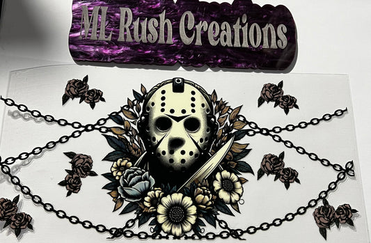 Jason Floral Chain Decal