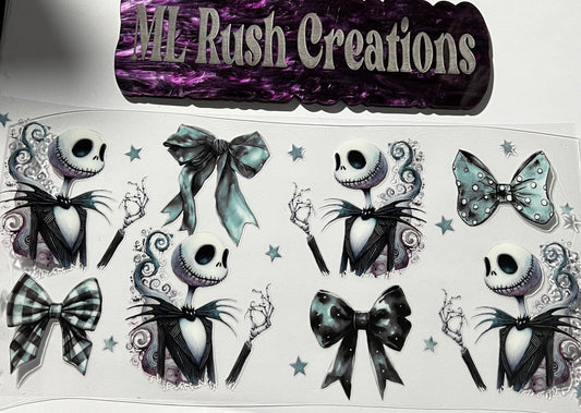Jack Blue Bows Decal