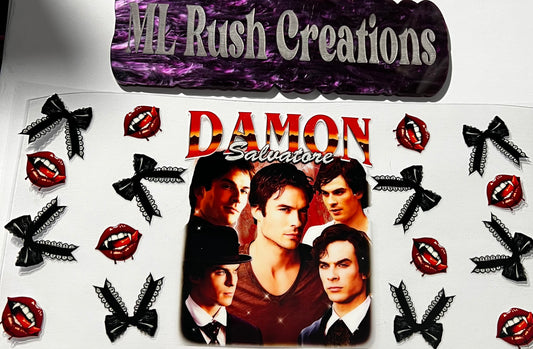 Damon Bows Vampire Lips Decal
