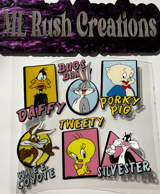 Looney Toones Characters Decal