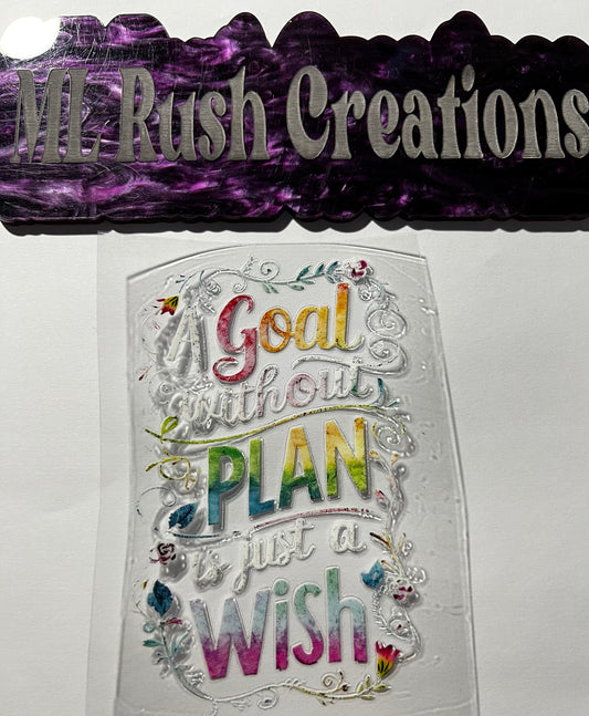 GOAL WITHOUT PLAN