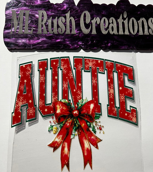AUNTIE CHRISTMAS BOW