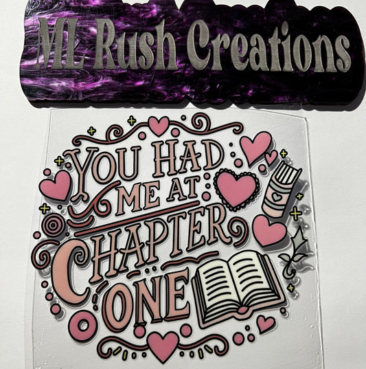 YOU HAD ME AT CHAPTER ONE