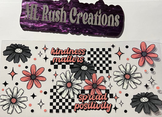 KINDNESS MATTERS SPREAD POSITIVITY RETRO