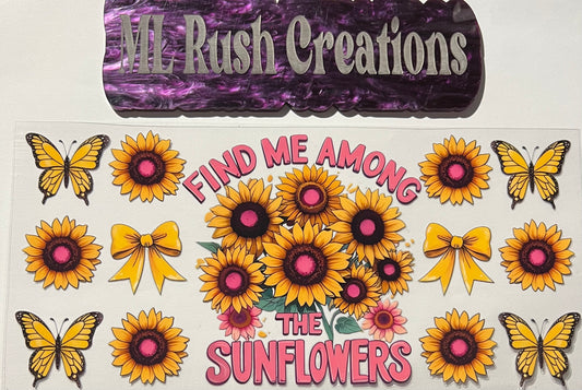 FIND ME AMONG THE SUNFLOWERS