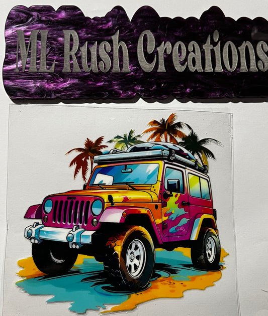 JEEP PALM TREES