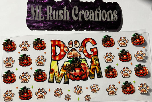 DOG MOM PUMPKINS PAWS