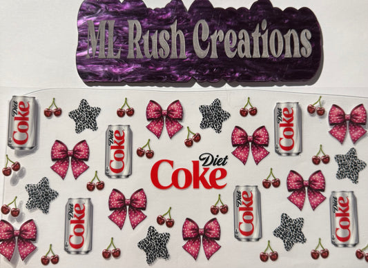 DIET COKE BOWS STARS CHERRIES