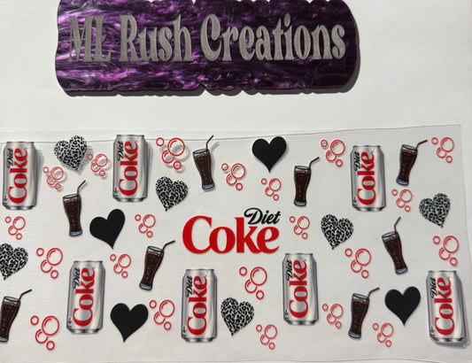 DIET COKE BLACK HEARTS BUBBLES
