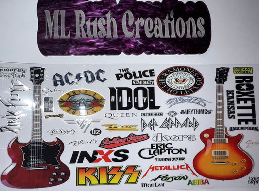 ROCK BANDS GUITARS