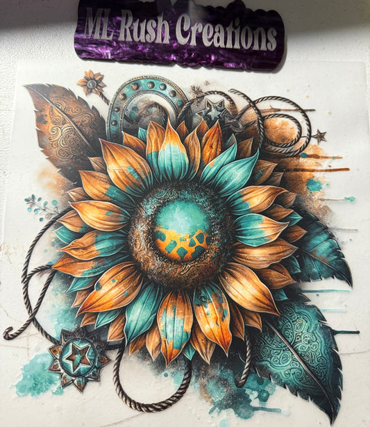 SUNFLOWER WESTERN TEAL