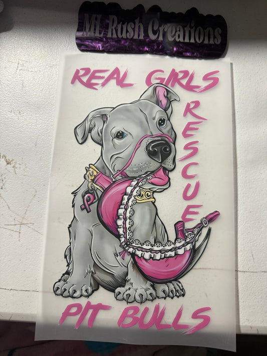 REAL GIRLS RESCUE PITBULLS