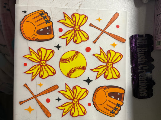 SOFTBALLS BOWS GLOVES