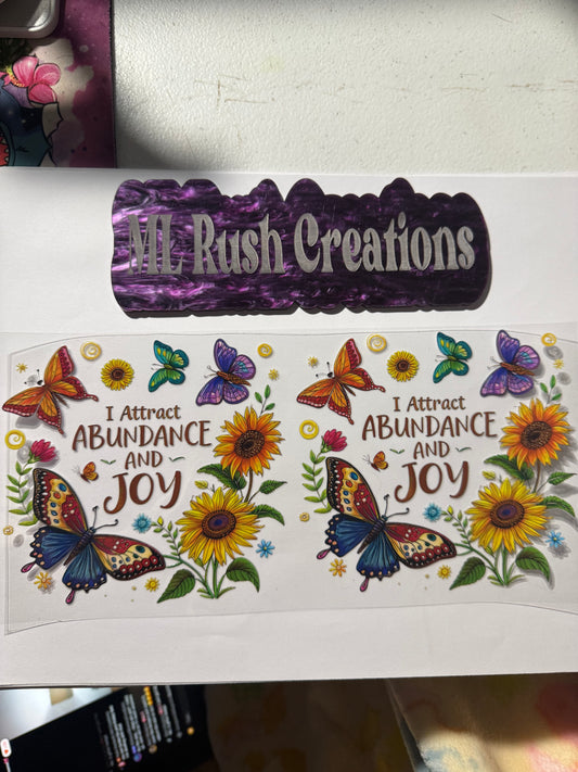 I ATTRACT ABUNDANCE AND JOY