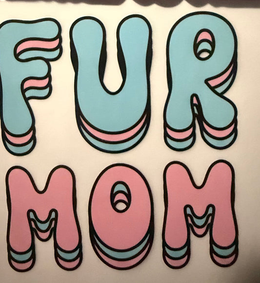 FUR MOM BLUE PINK
