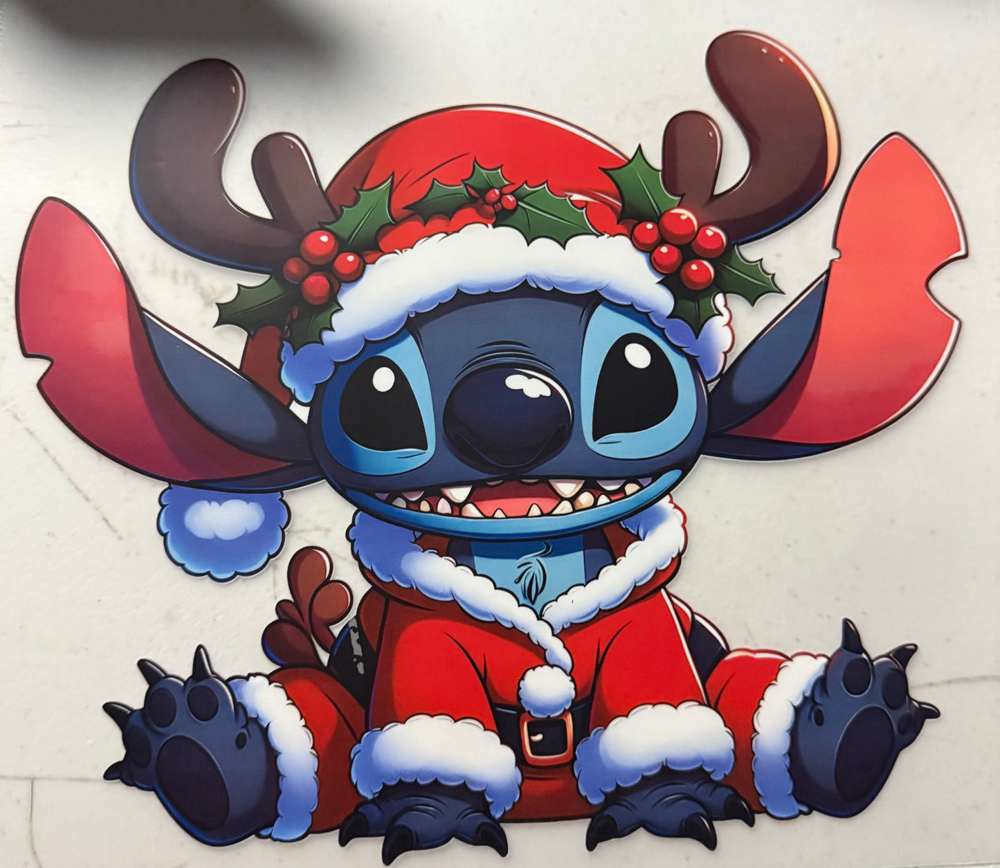 BLUE ALIEN SANTA