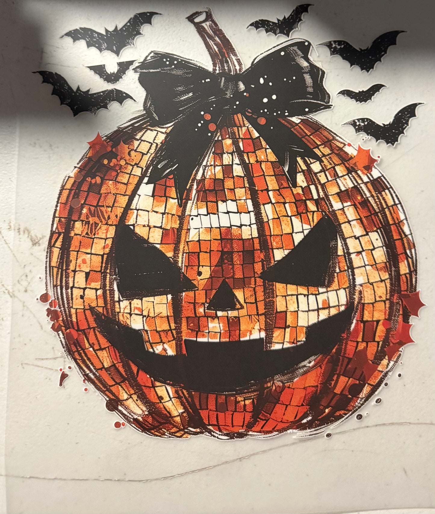 PUMPKIN GLITTER BATS