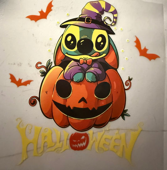 BLUE ALIEN HALLOWEEN GLOW IN THE DARK