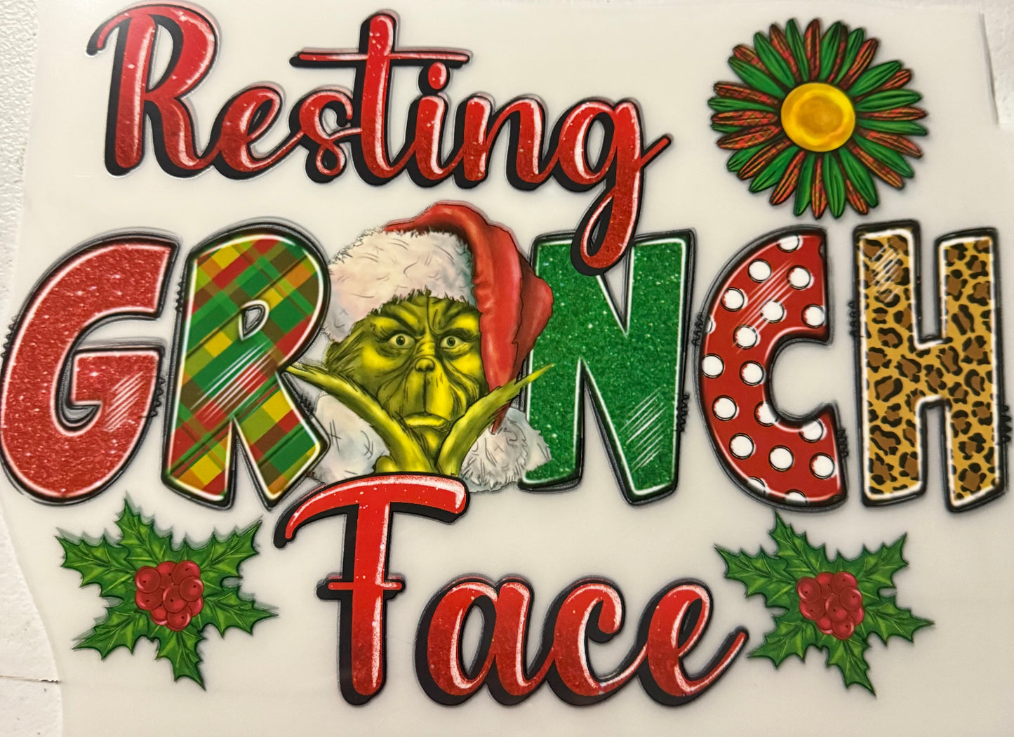 RESTING GRINCH FACE