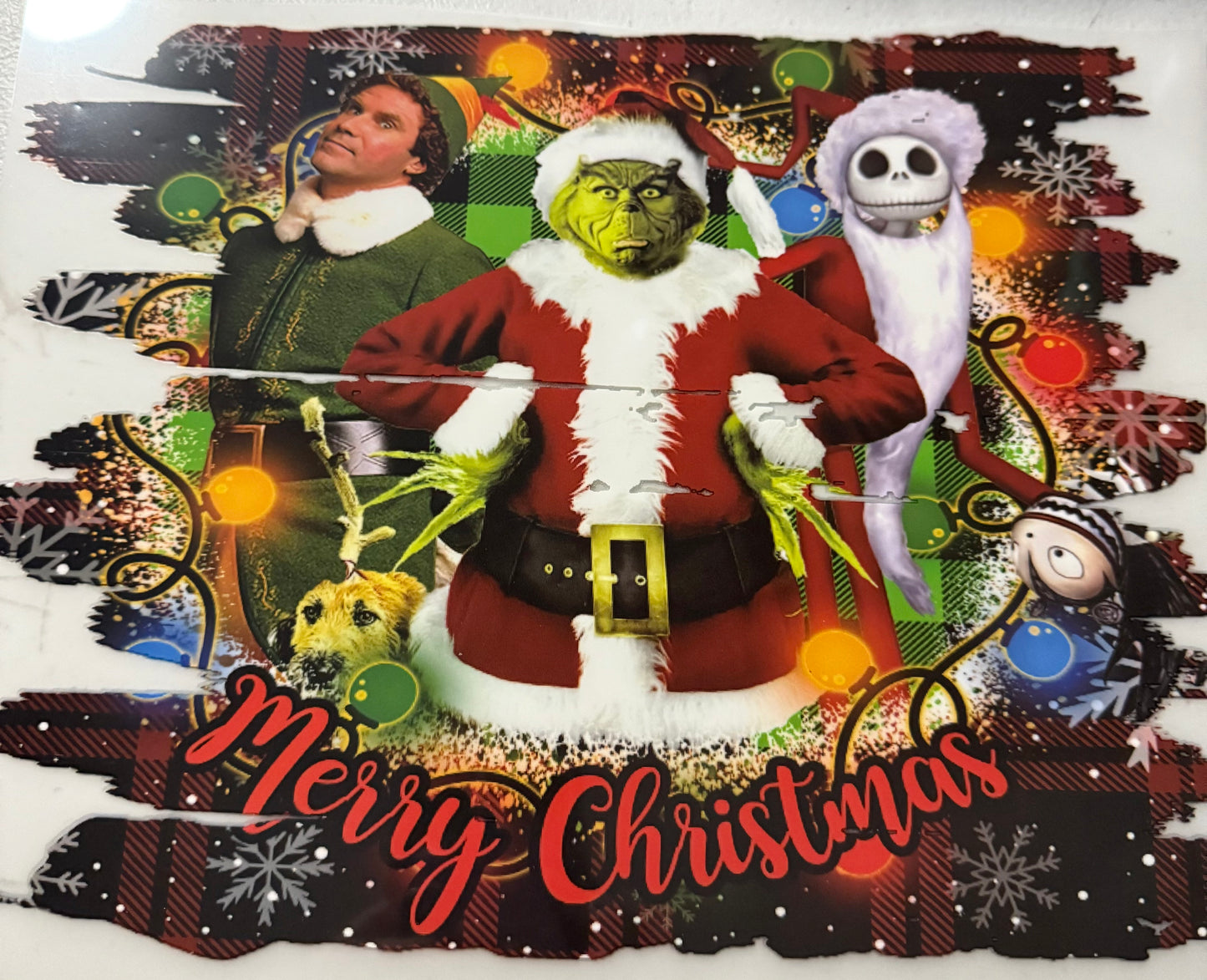 MERRY CHRSITMAS WITH GREEN GUY ELF JACK