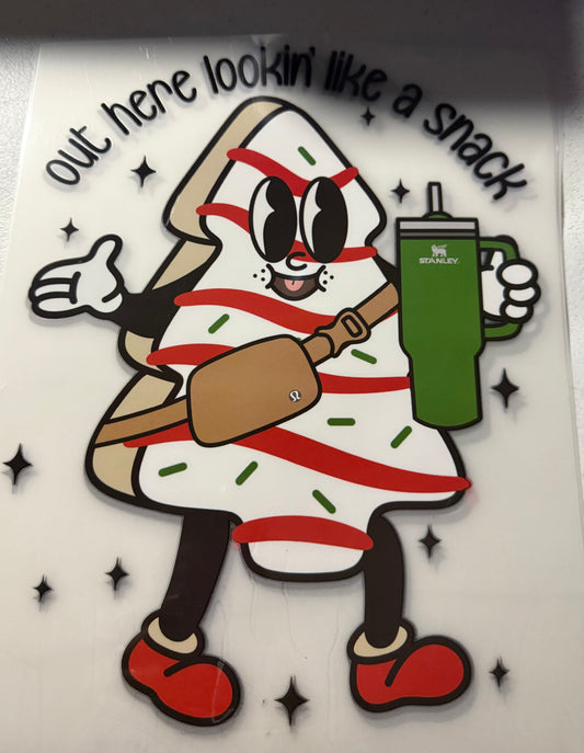 OUT HERE LOOKING LIKE A SNACK