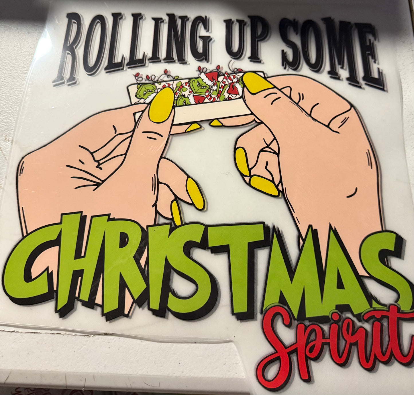 ROLLING UP SOME CHRISTMAS SPIRIT