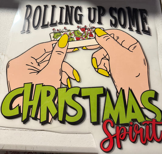 ROLLING UP SOME CHRISTMAS SPIRIT