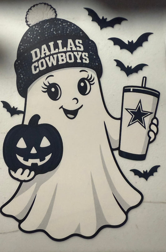 COWBOYS GHOST WITH PUMPKIN