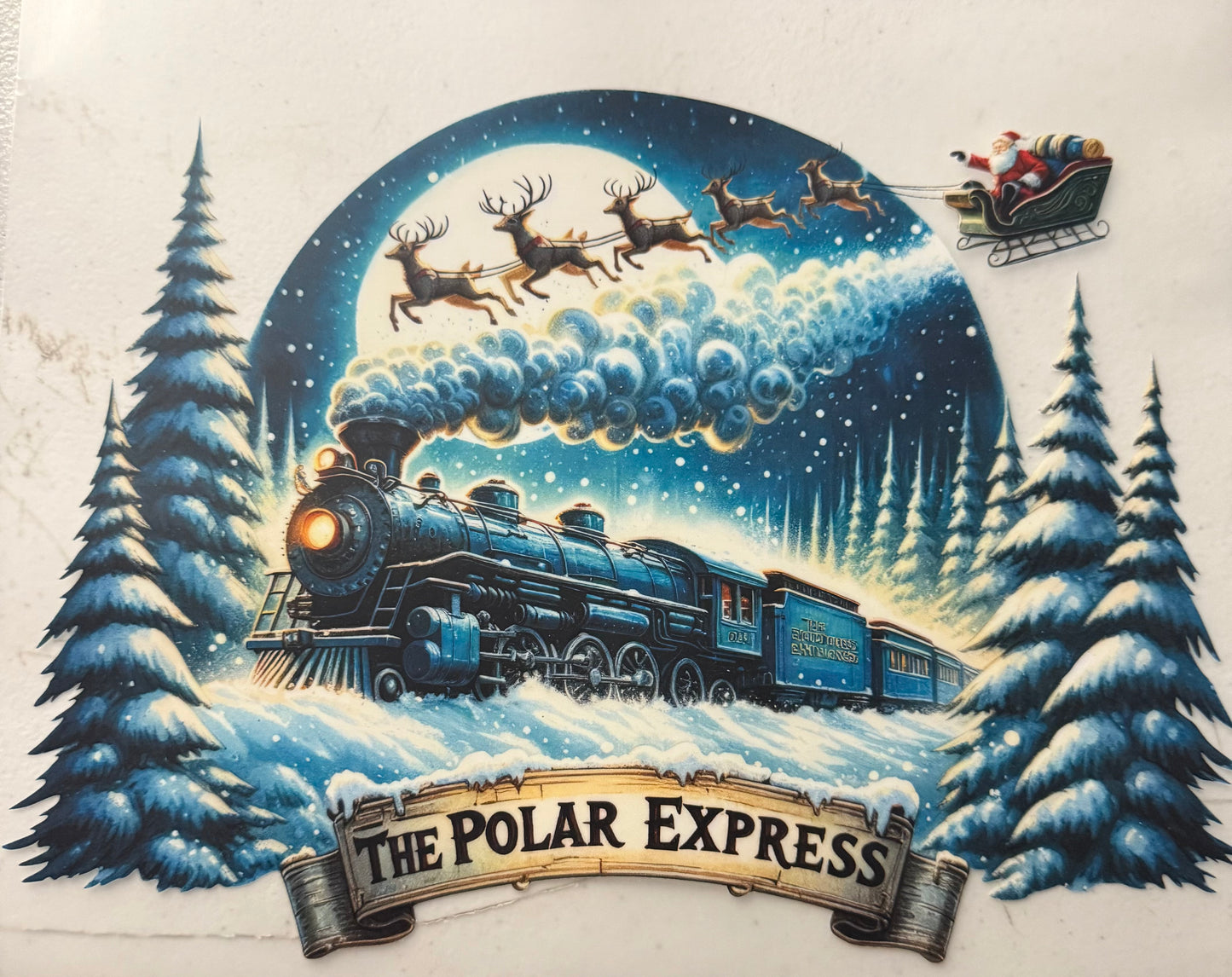 POLAR EXPRESS TRAIN TREES