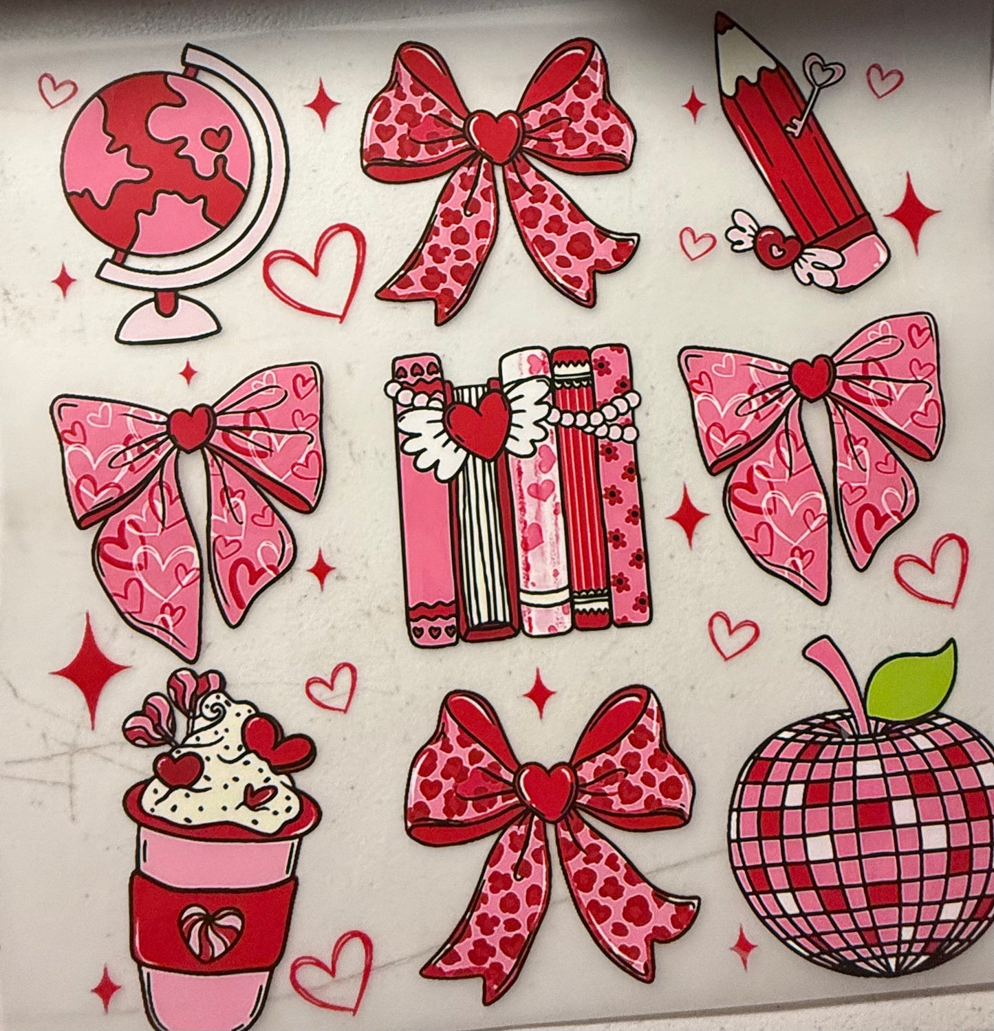 PINK AND RED TEACHER